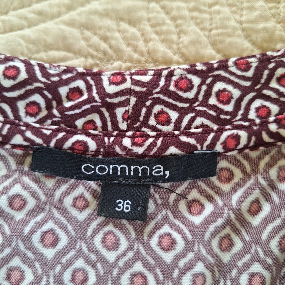 Comma, Geometric Patterned Women's Top - Picture 3 of 6
